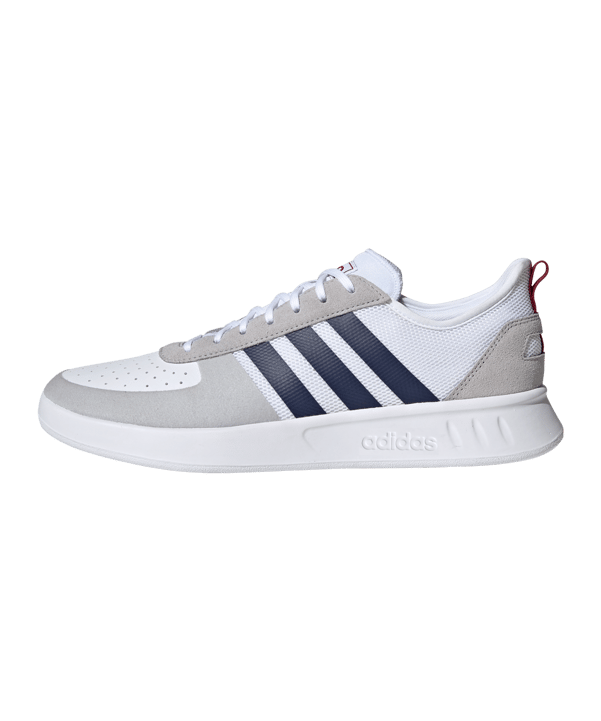 adidas Court 80´s Low Weiss Blau - weiss