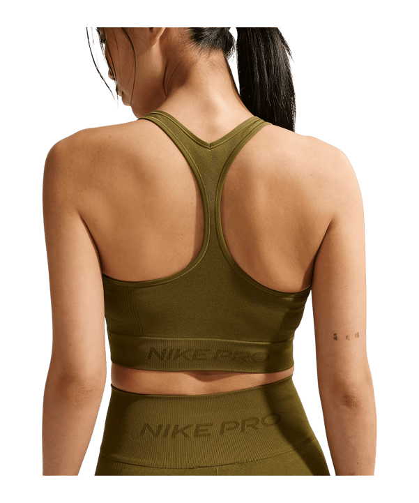 Nike Dri-Fit Seamless Débardeur Femmes Vert C368 - vert