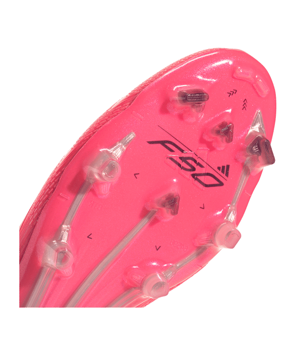 adidas F50 Elite LL FG Vivid Horizon Pink Schwarz - rosa