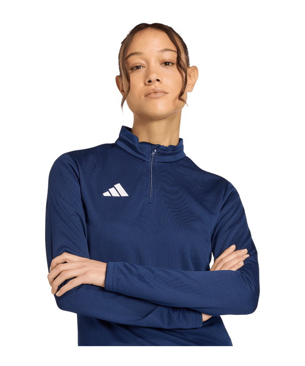 adidas Entrada 26 Training Sweatshirt Damen Dunkelblau - weiss