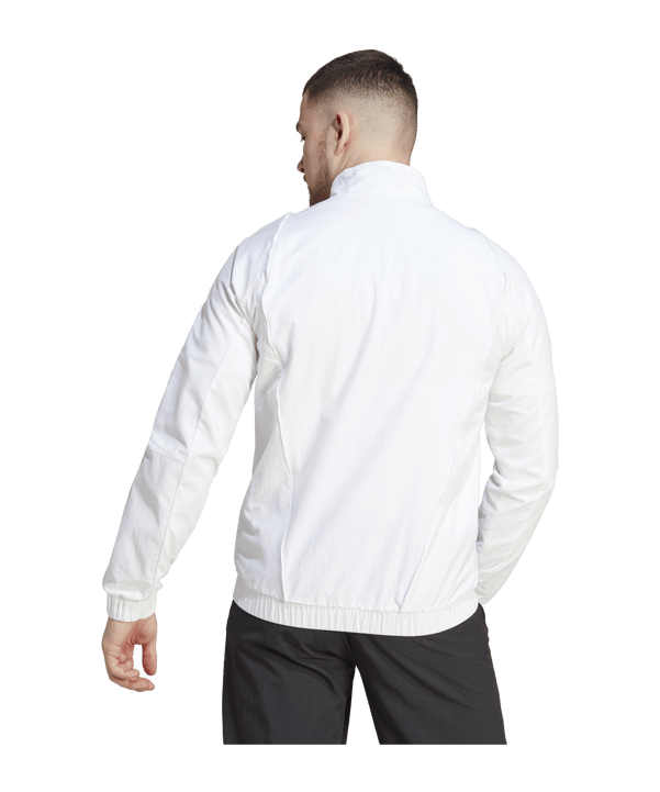 adidas Italien 125 Trainingsjacke Weiss - weiss