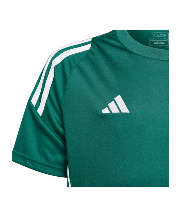 adidas Tiro 24 Trikot Kids Grün Weiss - gruen