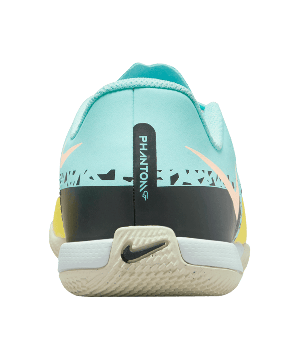 Nike Jr Phantom GT2 Academy IC Halle Kids Lucent Türkis Gelb F407 - tuerkis