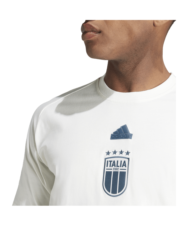 adidas Italie T-Shirt Blanc - blanc