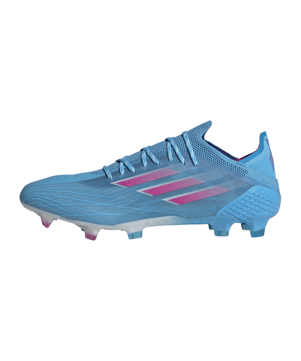 adidas X SPEEDFLOW.1 FG Sapphire Edge Blau Pink Weiss - blau