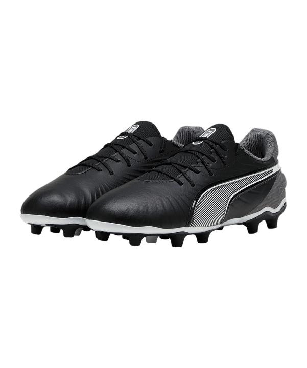 PUMA KING Match FG/AG Eclipse Jr Kids Schwarz Weiss F01 - schwarz