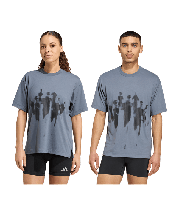 adidas ADI365 Aspyre Running T-shirt Argento - argento