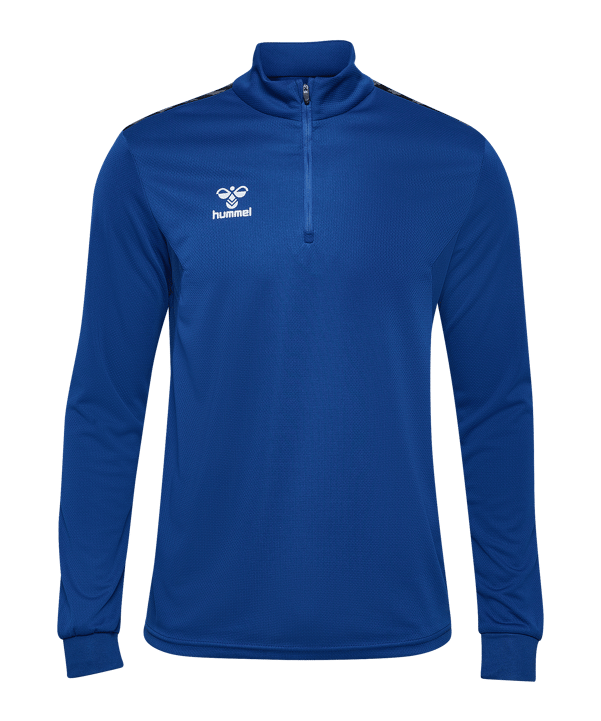 Hummel hmlAUTHENTIC HalfZip Sweatshirt Blau F7045 - blau