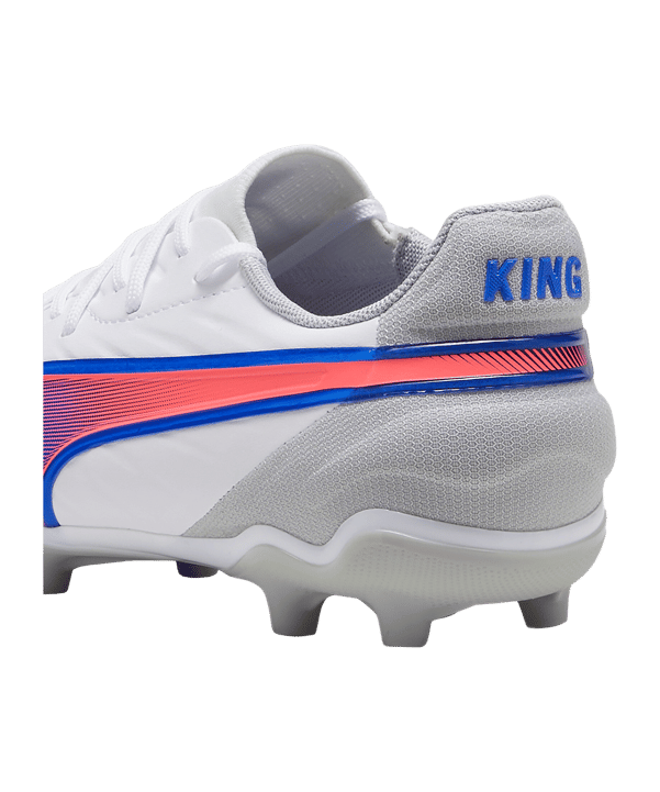 PUMA KING Match FG/AG Formula Jr Kids Weiss Blau F02 - weiss