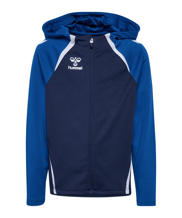 Hummel Lead 2.0 Kapuzenjacke Kids Blau F7317 - blau