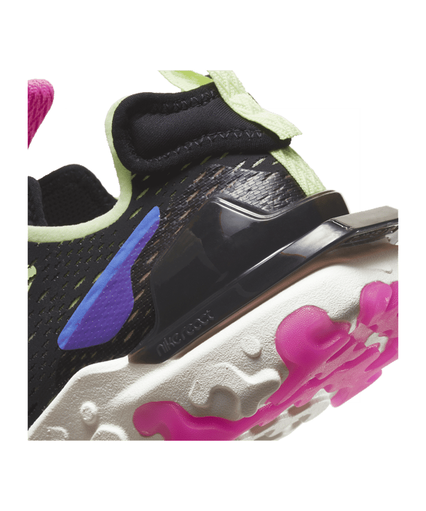 Nike React Vision Damen Schwarz F005 - schwarz