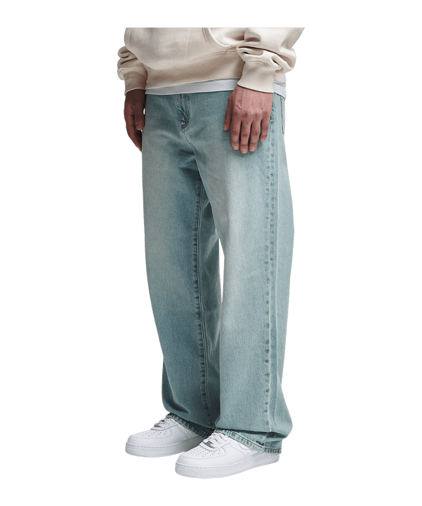 2Y Studios Adrik Basic Baggy Jeans Hose Blau - blau