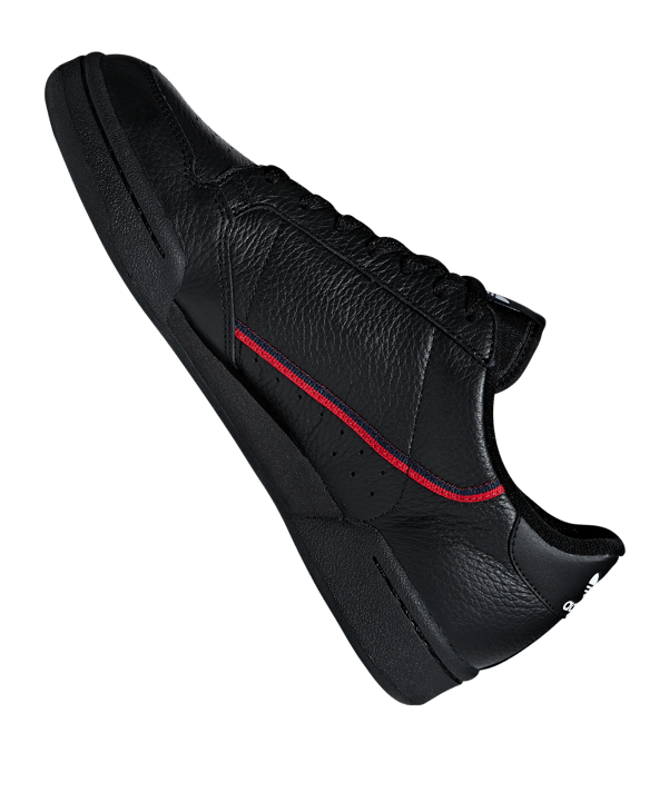 adidas Originals Continental 80 Sneaker Schwarz - schwarz
