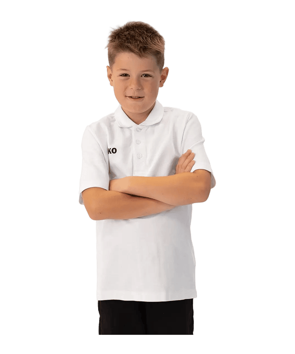 JAKO Base Polo Bambini Bianco C6365 - bianco