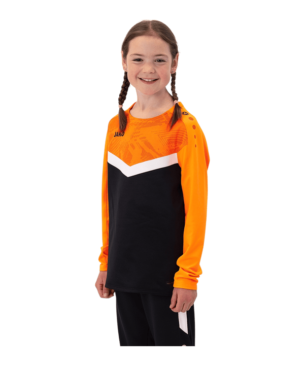 JAKO Sweatshirt Kids Schwarz F807 - schwarz