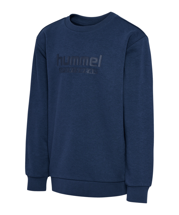 Hummel Base Sweatshirt Kids Blau F7459 - blau