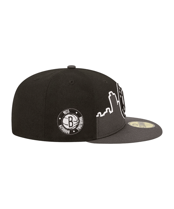 New Era Brooklyn Nets Tipoff Cap Schwarz - schwarz