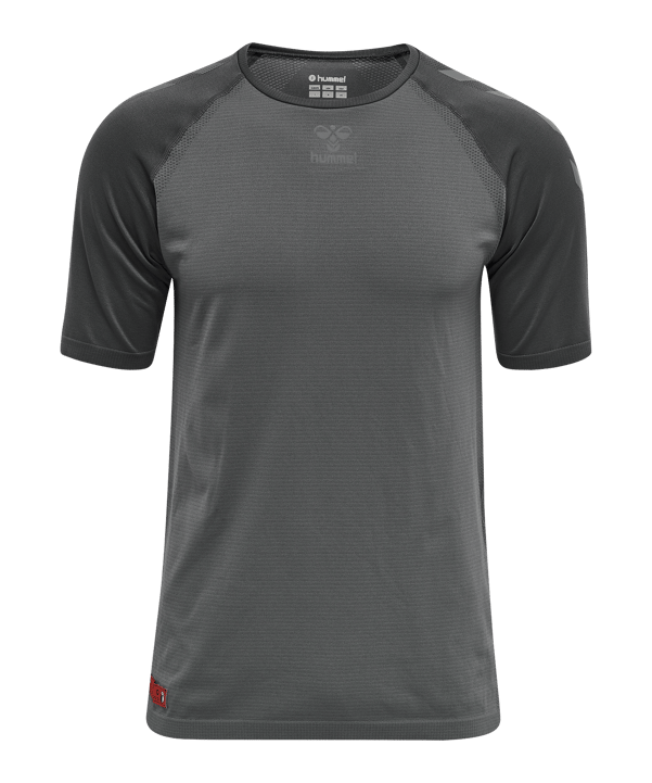 Hummel Pro Grid Seamless T-Shirt Grau F2166 - grau