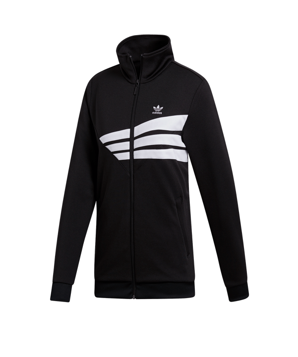 adidas Originals Track Top Damen Schwarz - schwarz