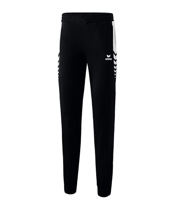 Erima Six Wings Worker Hose Damen Schwarz Weiss - schwarz