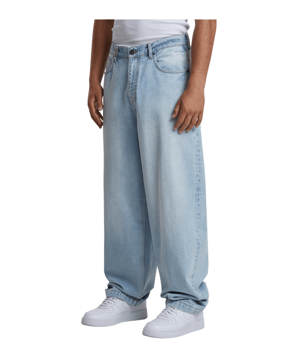2Y Studios Eren Basic Wide Baggy Jeans Hose Blau - blau