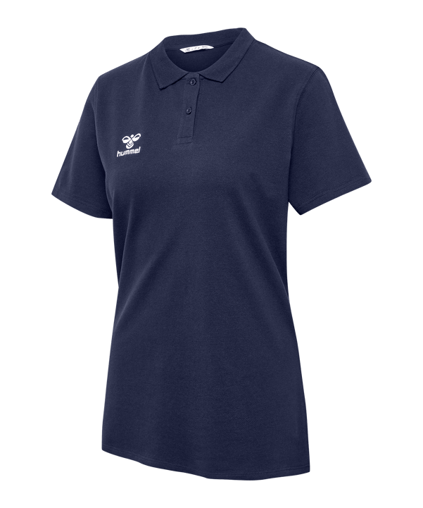 Hummel GO 2.0 Polo Damen Blau F7026 - blau