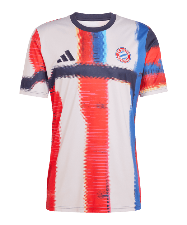 adidas FC Bayern München Prematch T-Shirt 2025/2026 Blau - blau