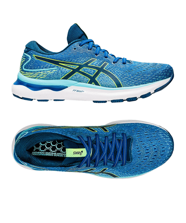 Asics Gel-Nimbus 24 Running Blau Grün F400 - blau