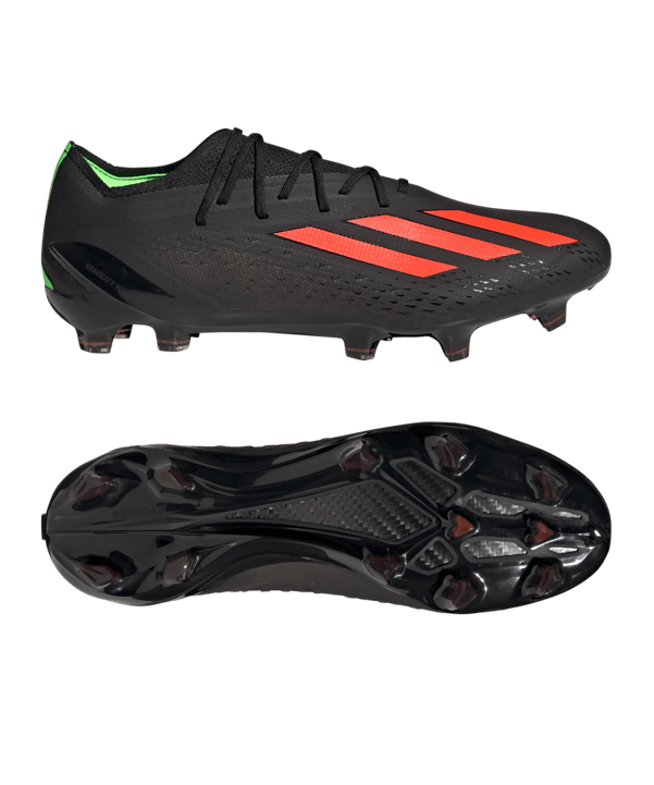 adidas X Speedportal.1 FG Shadowportal Schwarz Rot Grün - schwarz