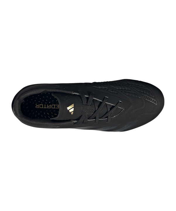 adidas Predator Elite FG Dark Spark Kids Schwarz Grau - schwarz
