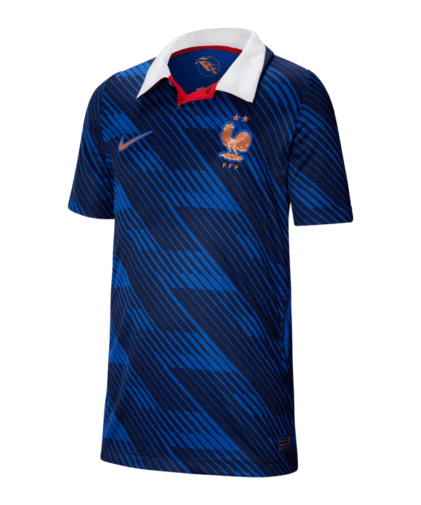 Nike FFF Frankreich Trikot Home WM 2026 Kids Blau F480 - blau