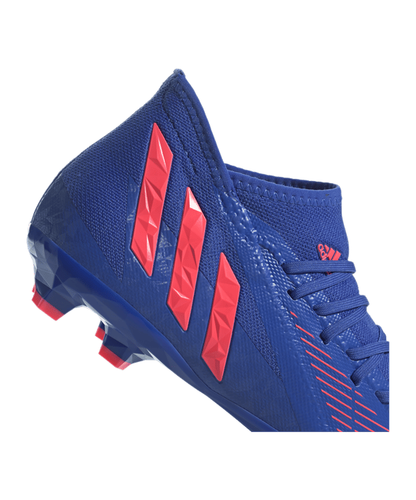 adidas Predator EDGE.3 FG Sapphire Edge Blau Rot - blau