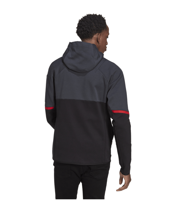 adidas FC Bayern München Tracktop Jacke Schwarz - schwarz