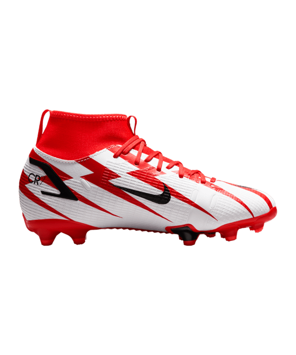 Nike Jr Mercurial Superfly VIII Academy CR7 Spark Positivity FG/MG Kids Rot F600 - rot