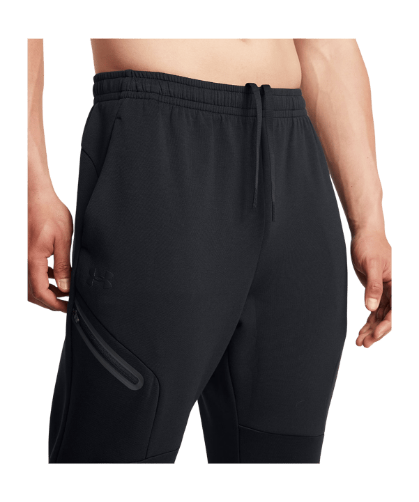 Under Armour Unstoppable Fleece Hose Schwarz F001 - schwarz