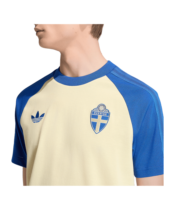 adidas SvFF Schweden Originals T-Shirt Gelb - gelb