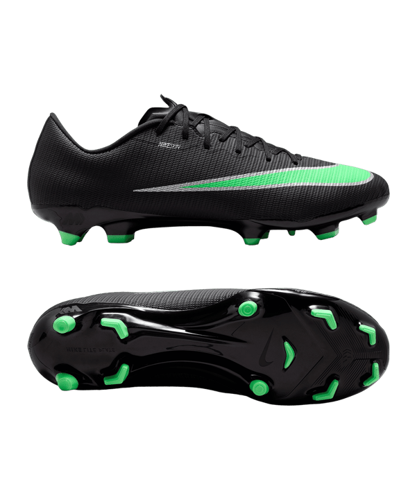 Nike Air Zoom Mercurial Vapor XVII Academy Low MG Shadow Nero C001 - nero