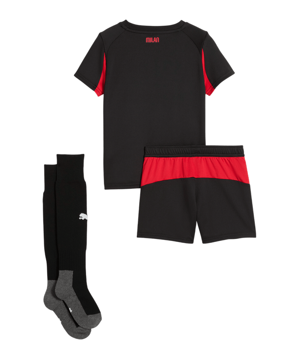 PUMA AC Mailand Mini Trikot Set Home 2025/2026 Kids Rot F01 - rot