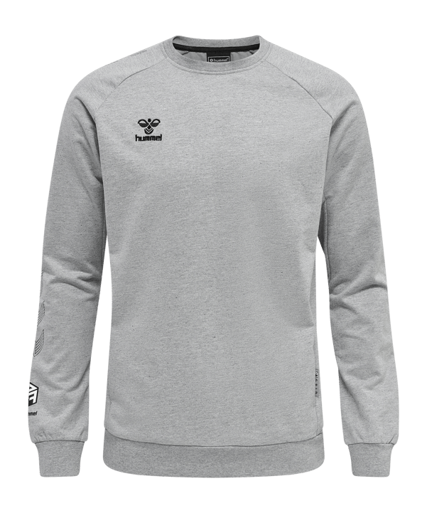 Hummel hmlMOVE Grid Cotton Sweatshirt Grau F2006 - grau
