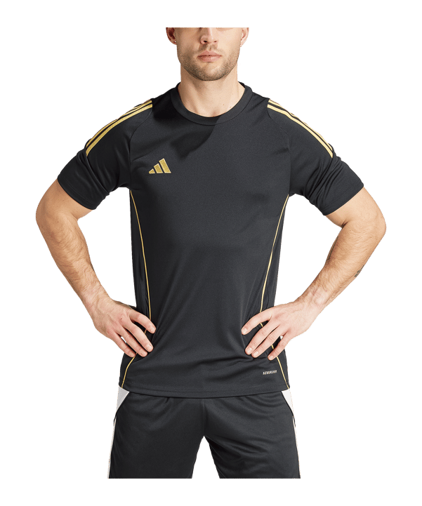 adidas Tiro 24 Trikot Schwarz Gold - schwarz