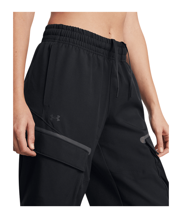 Under Armour Unstoppable Cargo Jogginghose Damen Schwarz F001 - schwarz
