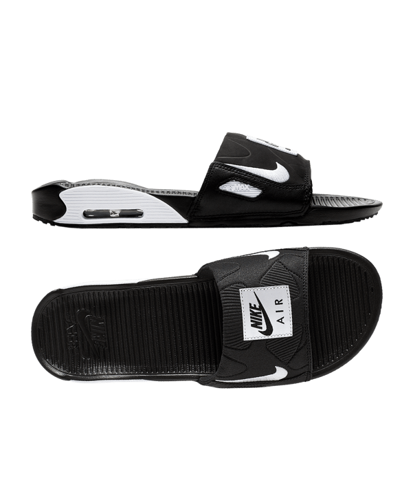 Nike Air Max 90 Slide Badelatsche Schwarz F002 - schwarz