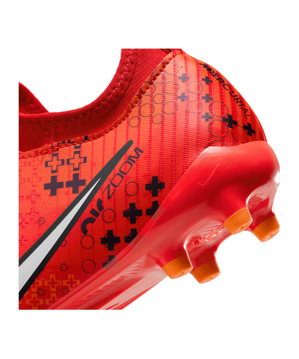 Nike Jr Air Zoom Mercurial Vapor XV Academy FG/MG Dream Speed 7 Kids Rot Weiss Orange F600 - rot