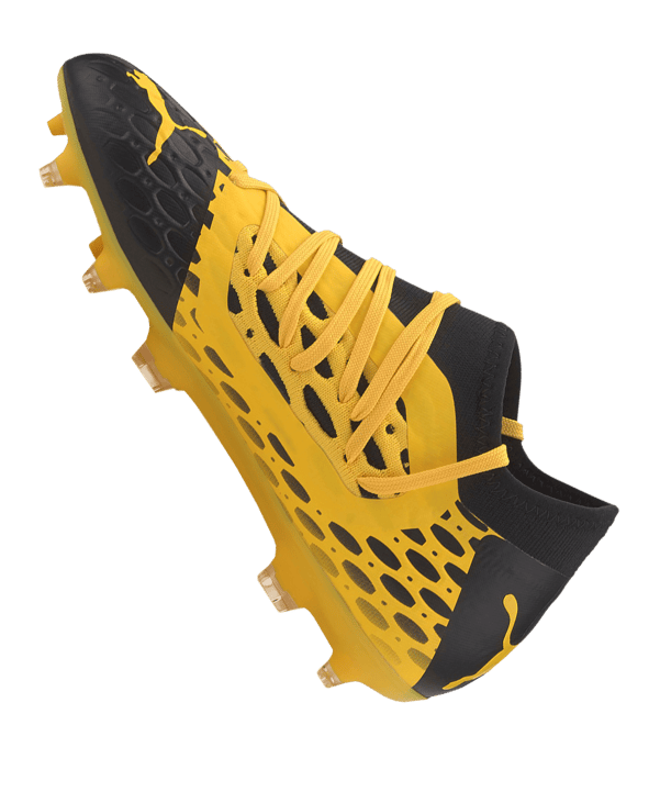 PUMA FUTURE Spark 5.3 NETFIT FG/AG Kids Gelb Schwarz F03 - gelb