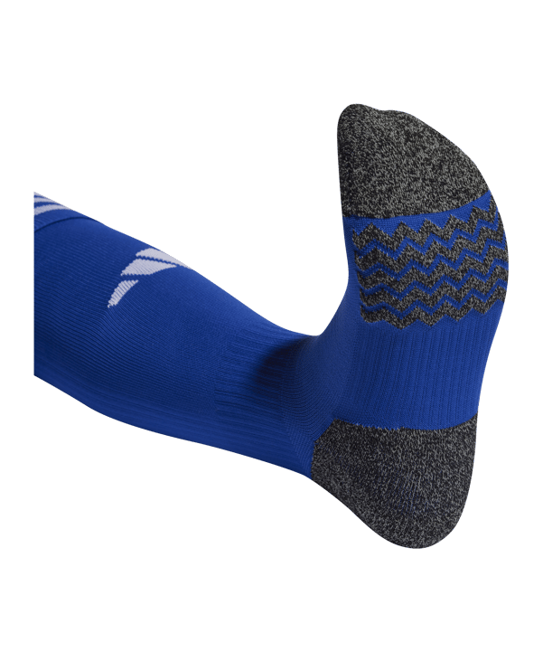 adidas Adisock 23 Strumpfstutzen Blau Weiss Grau - dunkelblau
