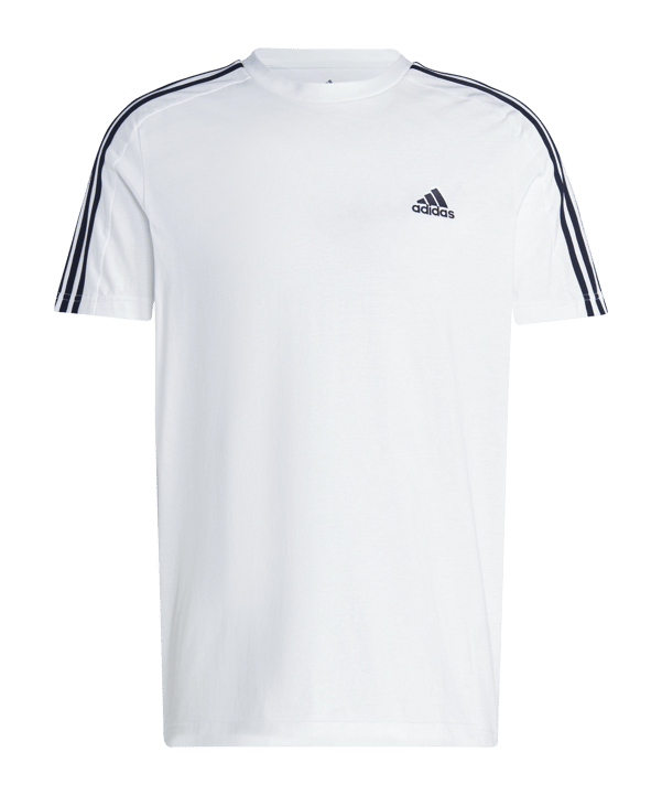 adidas 3S T-Shirt Weiss Schwarz - weiss