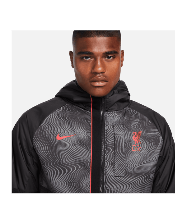 Nike FC Liverpool AWF Winterized Trainingsjacke Schwarz F010 - schwarz
