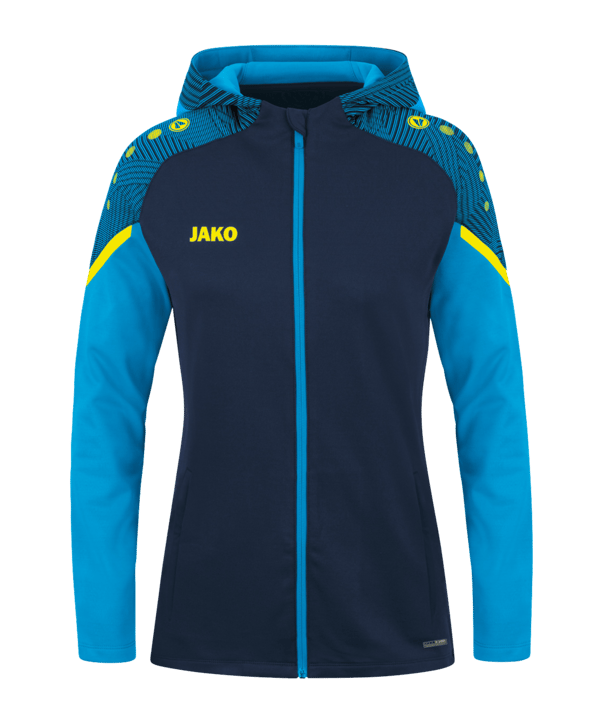 JAKO Performance Kapuzenjacke Damen Blau F908 - blau