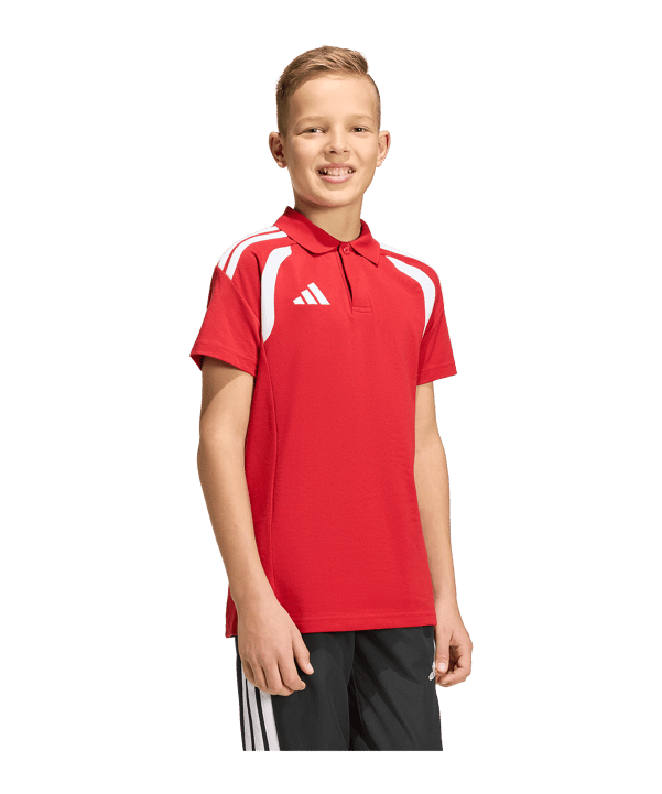 adidas Tiro 26 League Polo Kids Rot - rot