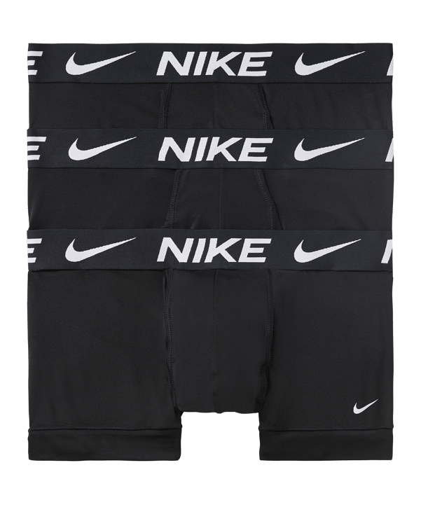 Nike Dri-Fit Micro Trunk Boxershort 3er Pack FUB1 - schwarz